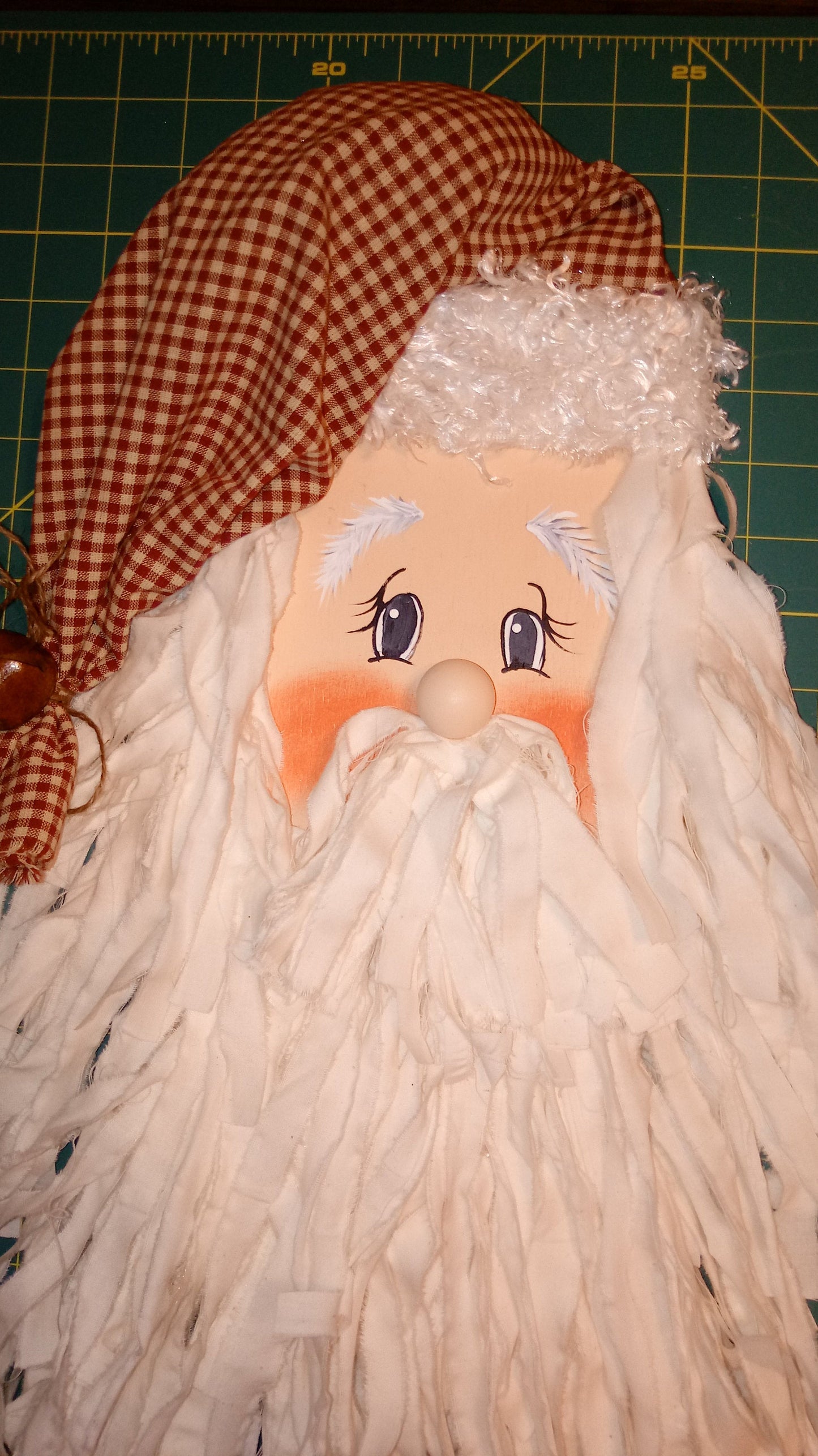 Santa Wreath Attachment  Christmas Home decor