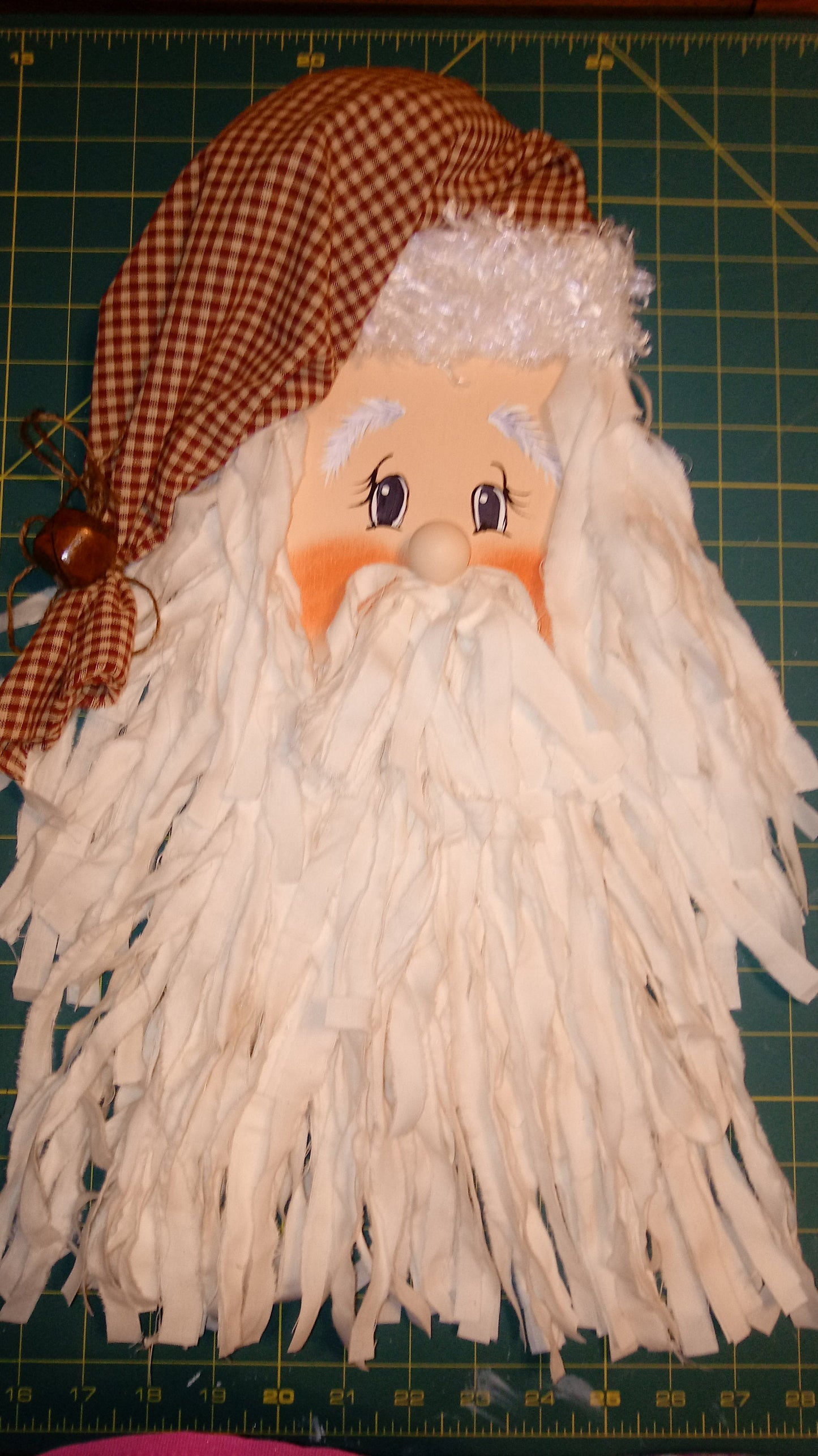 Santa Wreath Attachment  Christmas Home decor