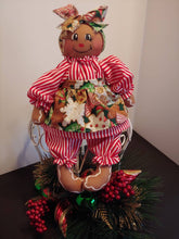 Load image into Gallery viewer, Gingerbread doll wreath attachment
