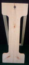 Load image into Gallery viewer, Wreath table top easel stand wood

